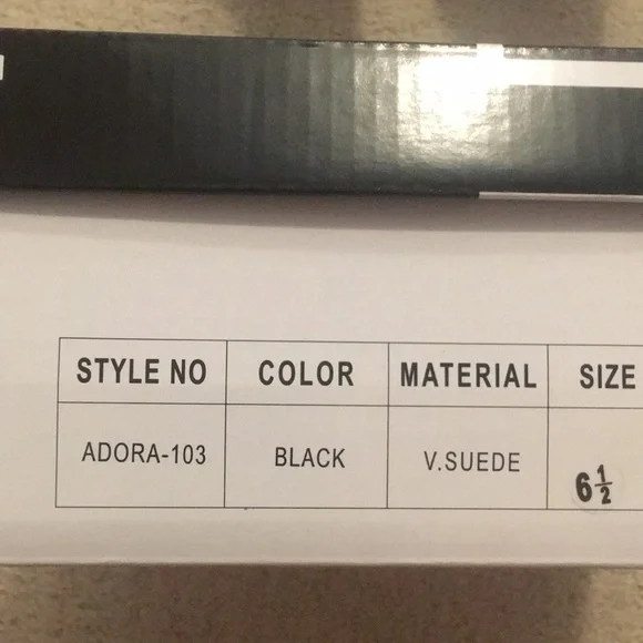 🔻Wild Diva🔻Adora Mules Stiletto Heels Black Suede Shoes - Picture 9 of 12